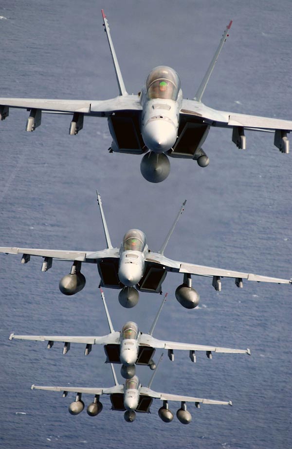 Four Super Hornets - 
        Wikipedia