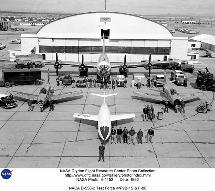 B-29, D-558-2 & F-86 - NASA