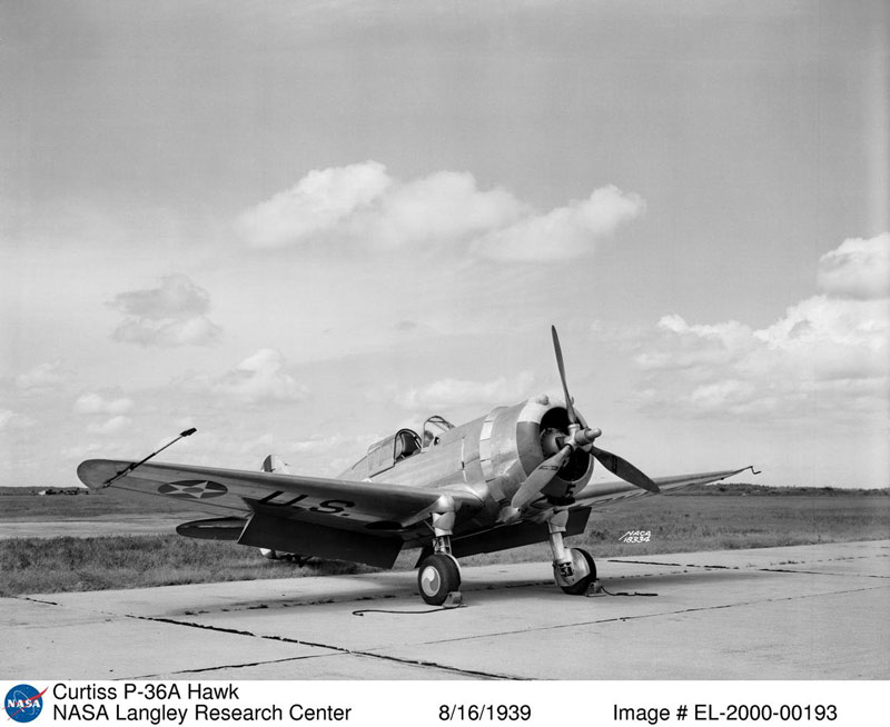 Curtiss P-36A HAWK - NASA