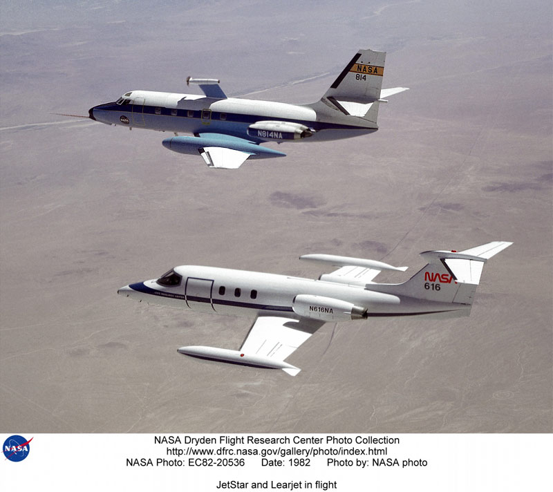 Jetstar and Learjet - NASA