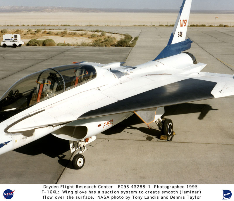 F-16XL on ramp - NASA