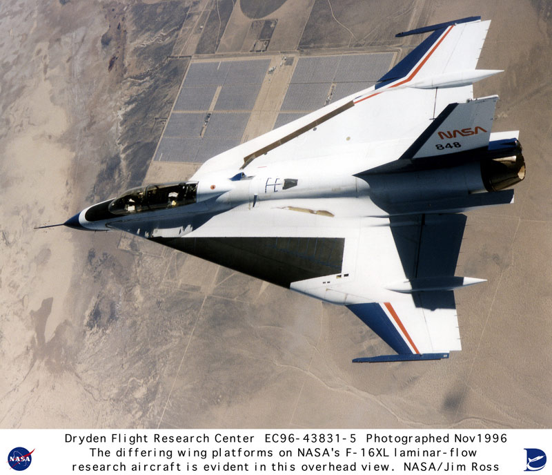 NASA's F-16XL Laminar Flow - NASA