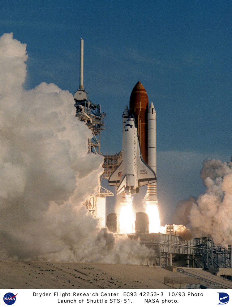 STS-51 Shuttle Launch - NASA
