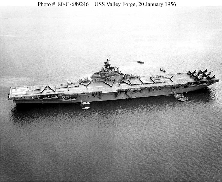 USS VALLEY FORGE 1956