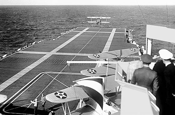 USS RANGER take off