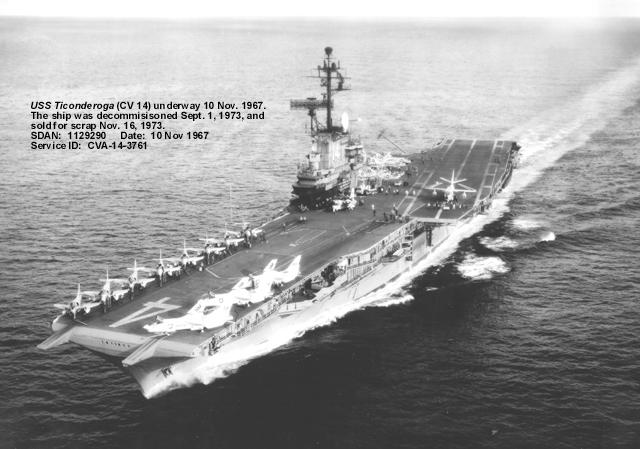 USS Ticonderoga To be scrapped