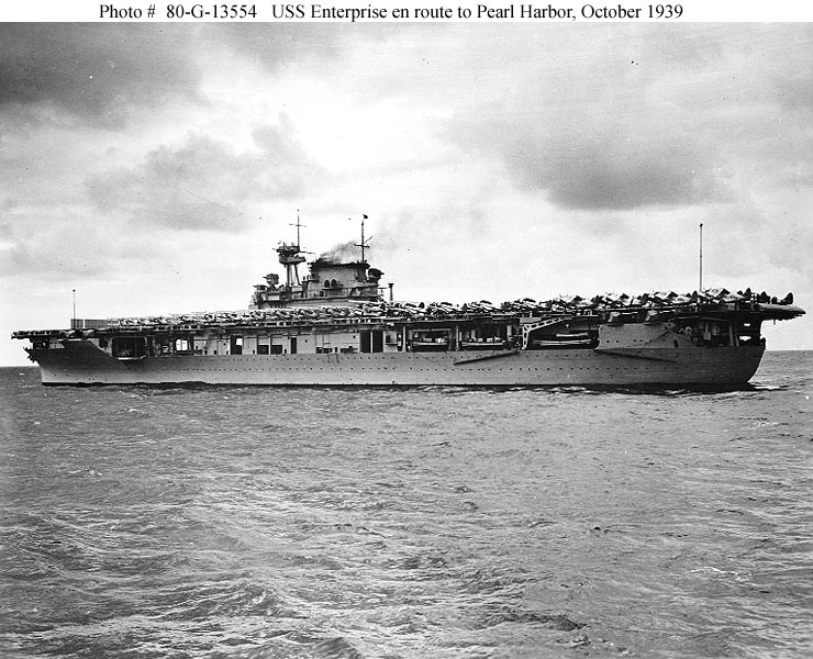 USS ENTERPRISE 1939