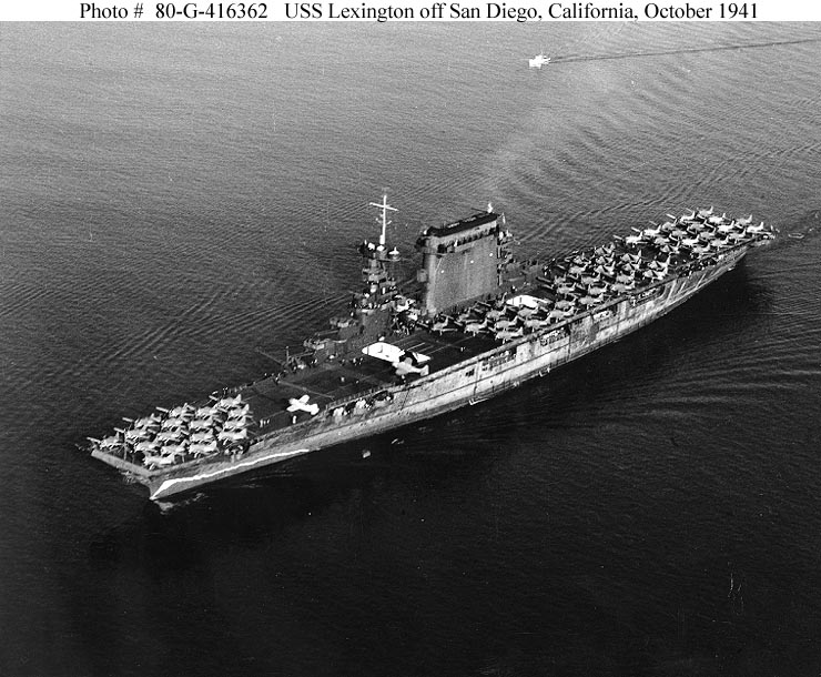 USS LEXINGTON 1941