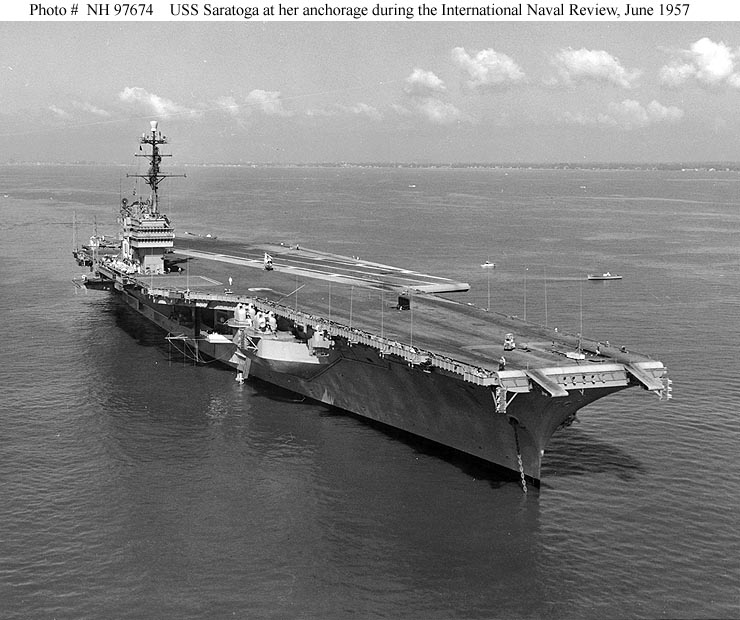 USS Saratoga 1957