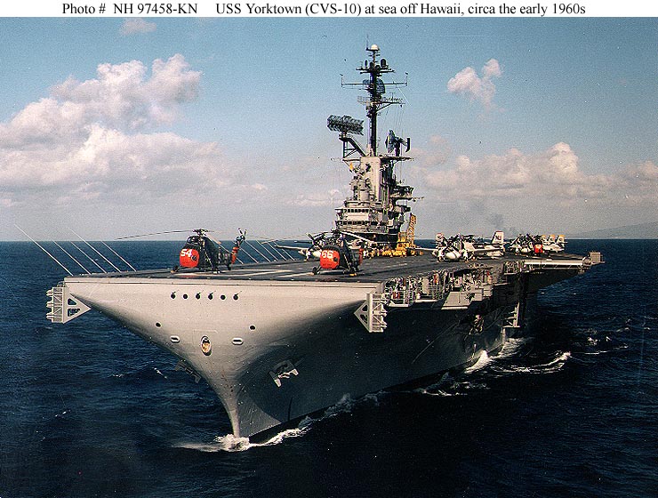 USS YORKTOWN CV-10 1960s