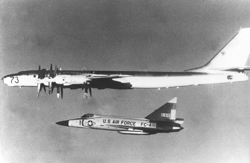 F-102A and Russian Bear - NMUSAF