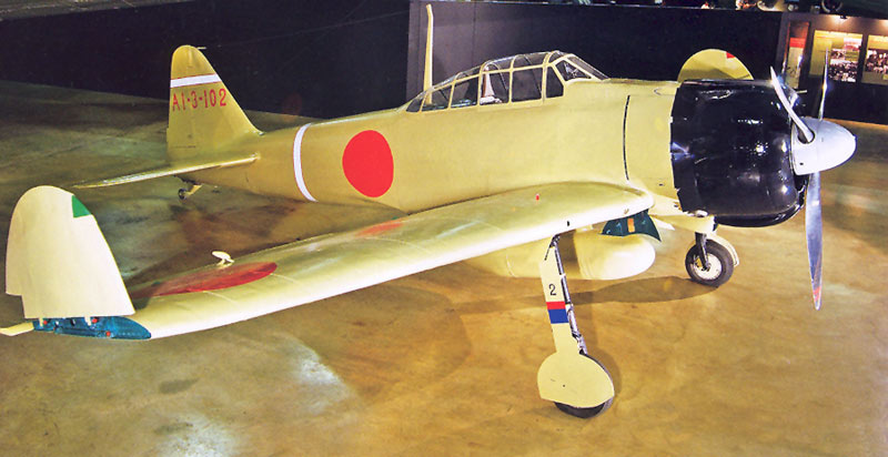 Mitsubishi A6M2 Zero 
        - NMUSAF