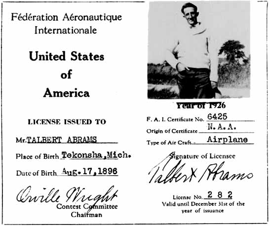 1895 : Talbert Abrams Born, Father of Aerial Photography