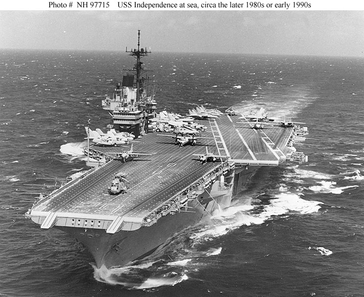 USS INDEPENDENCE CVA-62